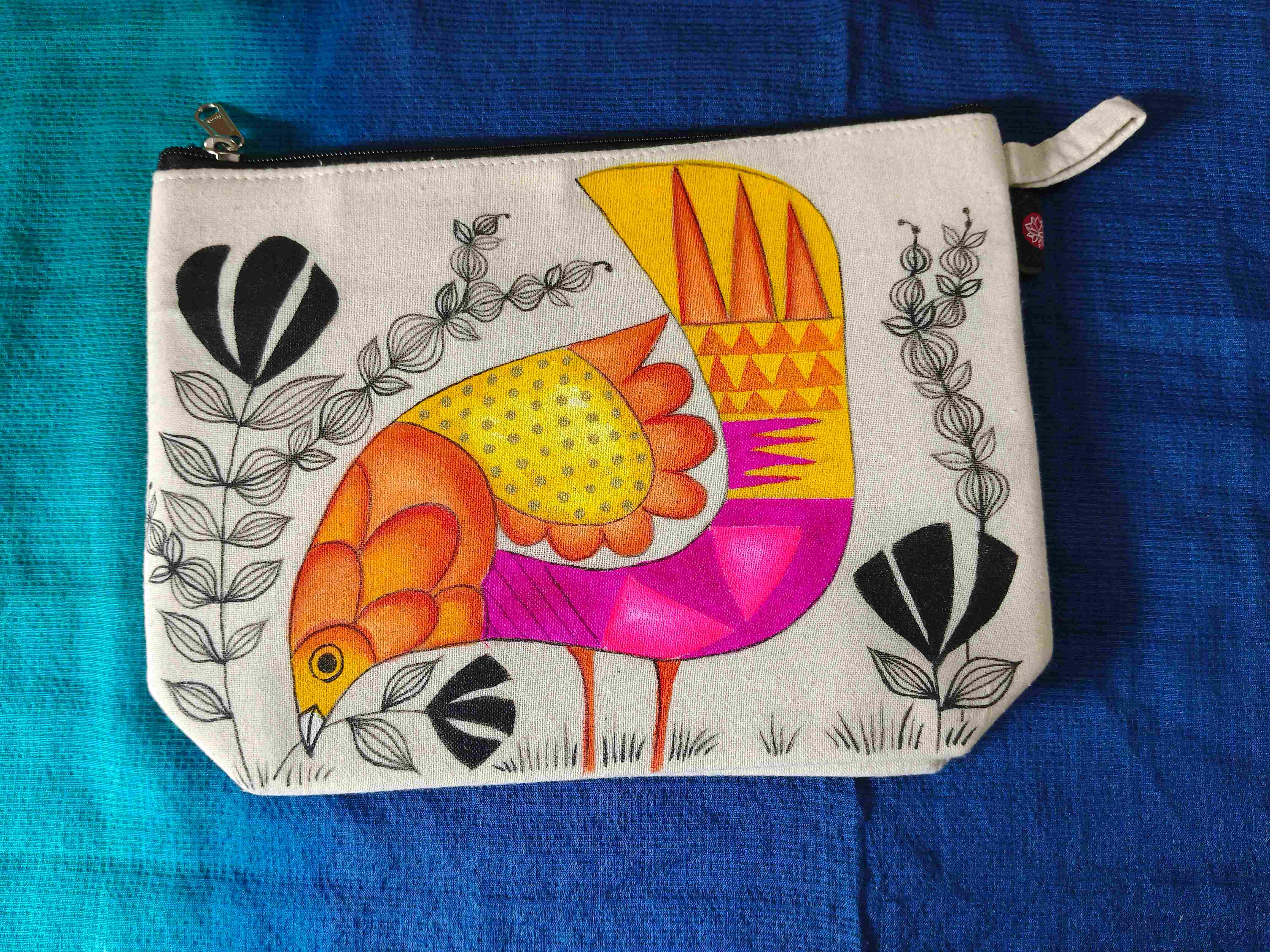 Handpainted Pouch